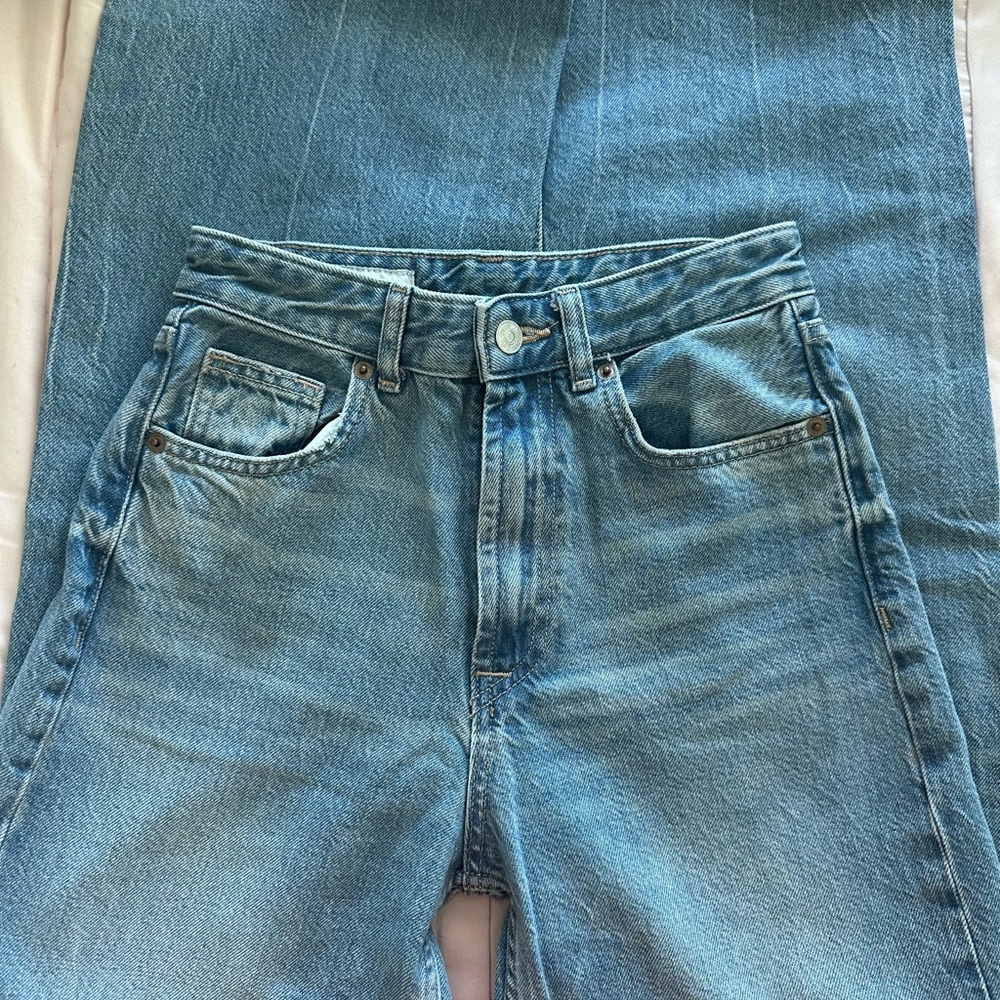 Zara High Rise Women Jeans - Light Blue